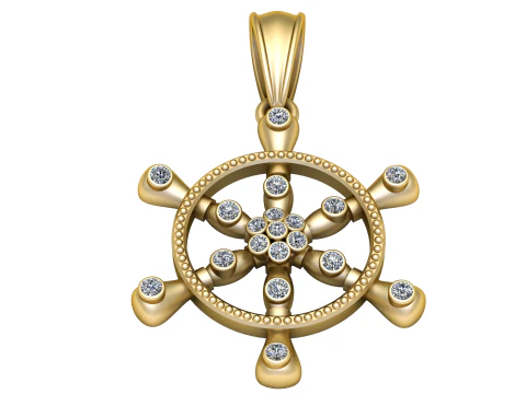 Pirate Ship pendant 3d printable model 3D Print Model