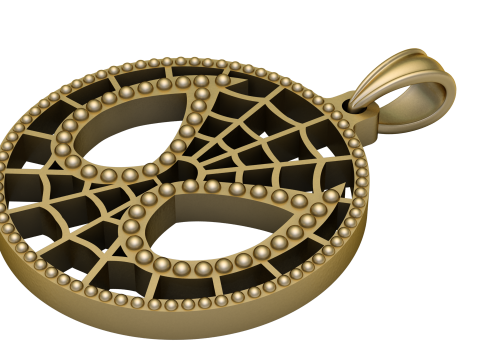 Spiderman Locket Stylish pendant 3d printable model 3D Print Model