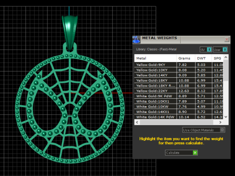 Spiderman Locket Stylish pendant 3d printable model Modello di stampa 3D