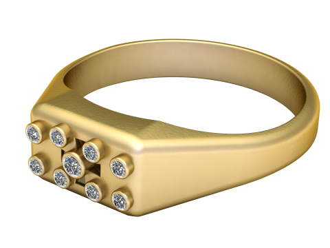 Ring pendant 3d printable model 3Dプリントモデル