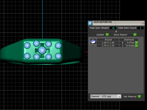 Ring pendant 3d printable model 3Dプリントモデル