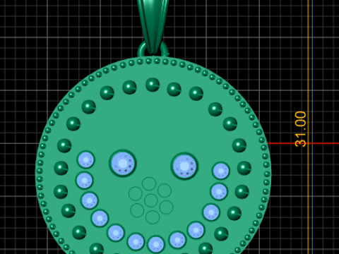 Rebel Alliance pendant 3d printable model Modello di stampa 3D