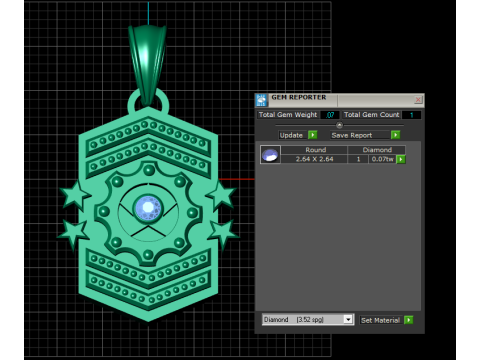 LAELIUS Antiques pendant 3d printable model 3D प्रिंट मॉडल