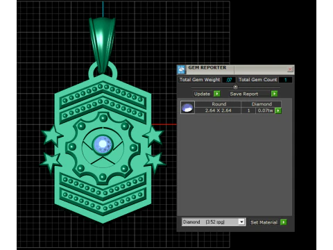 LAELIUS Antiques pendant 3d printable model 3D Print Model