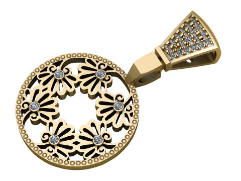 RUBY FAIZA pendant 3d printable model Modèles 3D en vedette