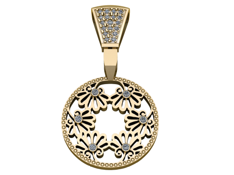 RUBY FAIZA pendant 3d printable model 3D Print Model