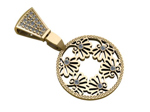 RUBY FAIZA pendant 3d printable model 3D Print Model