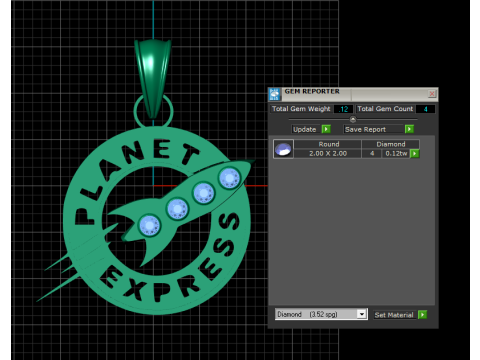 Buy Rocket Ship pendant 3d printable model 3D Print Model