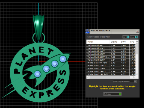 Buy Rocket Ship pendant 3d printable model 3D Print Model
