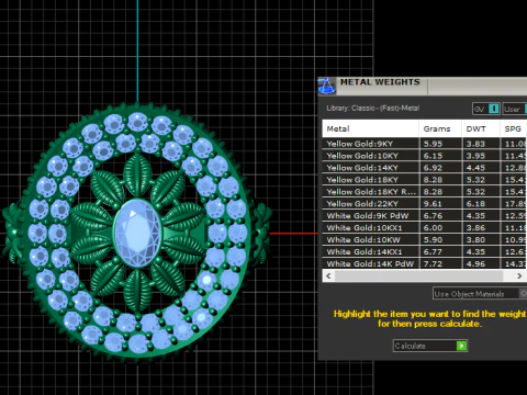 Daimand ring pendant 3d printable model 3D Print Model