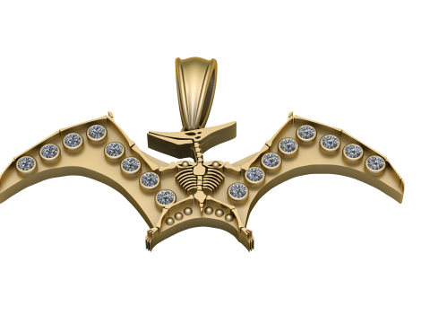 HIP HOP BAT pendant 3d printable model 3D Print Model
