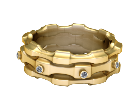 Circle ring pendant 3d printable model 3Dプリントモデル