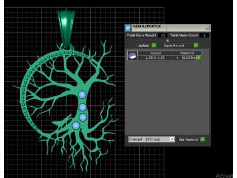 Tree pendant 3d printable model 3D Baskı Modeli