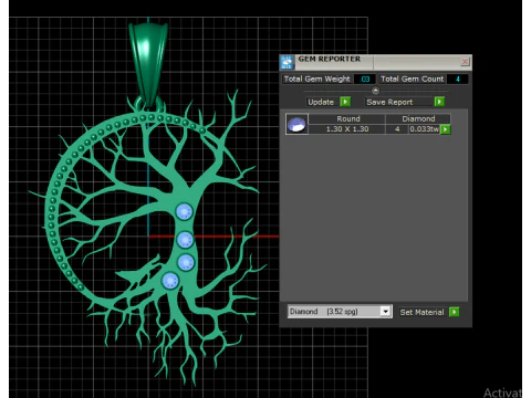 Tree pendant 3d printable model 3D Print Model