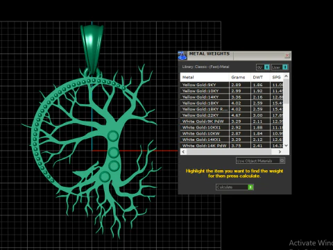 Tree pendant 3d printable model 3D Print Model