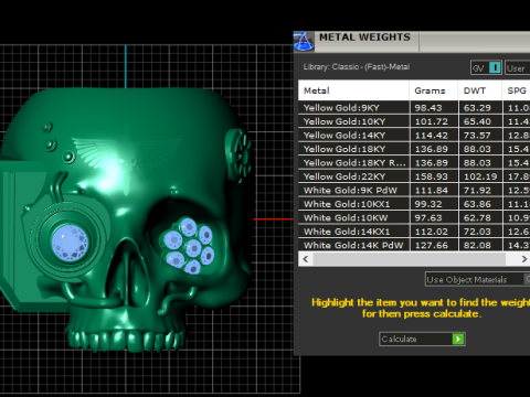 Stlish skull ring pendant 3d printable model 3D Print Model