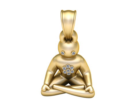 Vintage Chopard PANDANT 3D PRINTABLE MODAL 3D Print Model