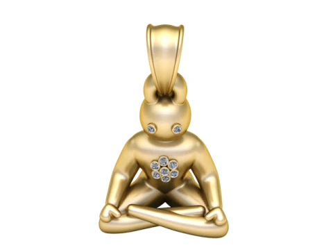 Vintage Chopard PANDANT 3D PRINTABLE MODAL 3D Print Model