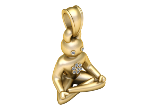 Vintage Chopard PANDANT 3D PRINTABLE MODAL 3D Print Model