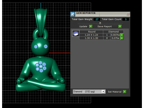 Vintage Chopard PANDANT 3D PRINTABLE MODAL 3D Print Model