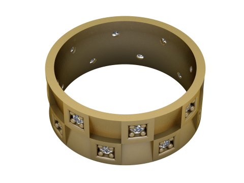 Round ring PANDANT 3D PRINTABLE MODAL Modello di stampa 3D