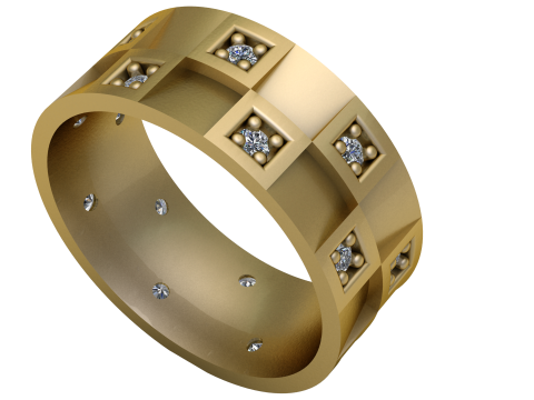 Round ring PANDANT 3D PRINTABLE MODAL 3Dプリントモデル