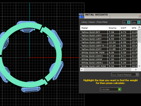 Mens Emerald ring PANDANT 3D PRINTABLE MODAL 3Dプリントモデル