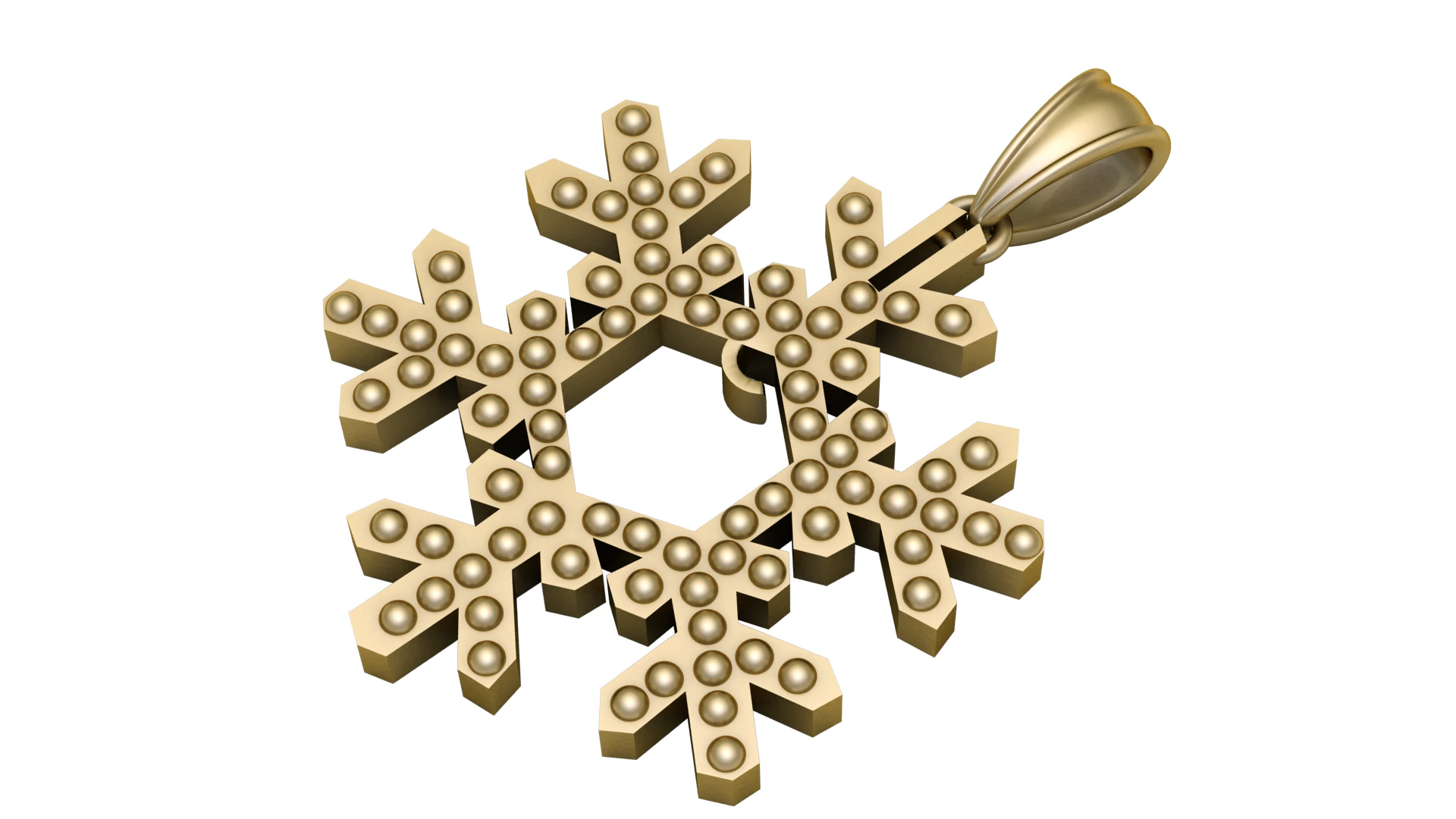 Gold star PANDANT 3D PRINTABLE MODAL 3D Print Model .c4d .max .obj .3ds .fbx .stl .blend 
