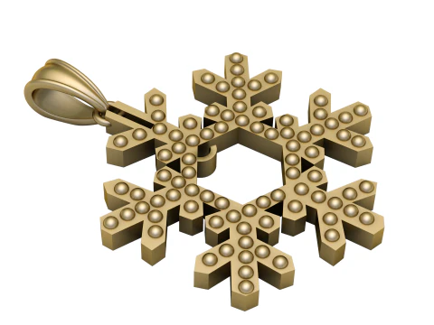 Gold star PANDANT 3D PRINTABLE MODAL 3D Print Model