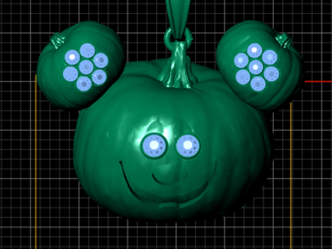 Archivo MICKEY MOUSE PANDANT 3D PRINTABLE MODAL 3D Print Model
