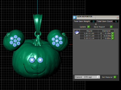 Archivo MICKEY MOUSE PANDANT 3D PRINTABLE MODAL 3D Print Model