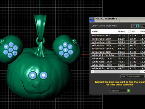 Archivo MICKEY MOUSE PANDANT 3D PRINTABLE MODAL 3D Print Model