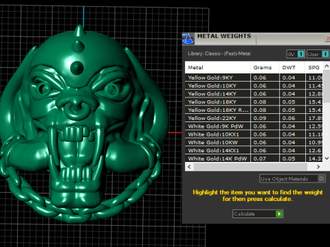 Skull ring PANDANT 3D PRINTABLE MODAL 3D Print Model