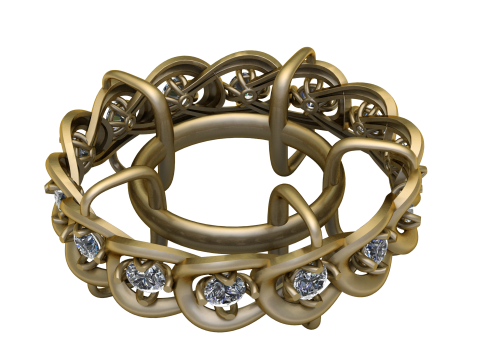RING PANDANT 3D PRINTABLE MODAL 3D 프린트 모델