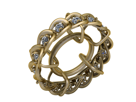 RING PANDANT 3D PRINTABLE MODAL 3D 프린트 모델