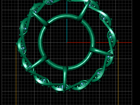 RING PANDANT 3D PRINTABLE MODAL 3D 프린트 모델