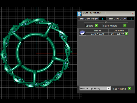 RING PANDANT 3D PRINTABLE MODAL 3D 프린트 모델