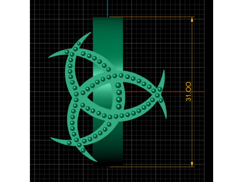 Buy Gold Rings PANDANT 3D PRINTABLE MODAL 3D Print Model
