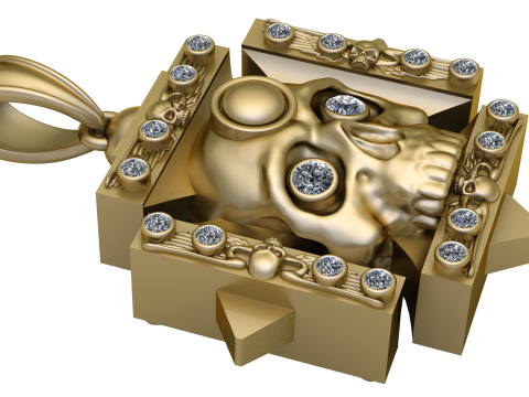 Celtic Rings PANDANT 3D PRINTABLE MODAL 3D Print Model