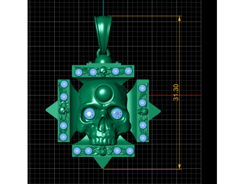 Celtic Rings PANDANT 3D PRINTABLE MODAL 3D Print Model