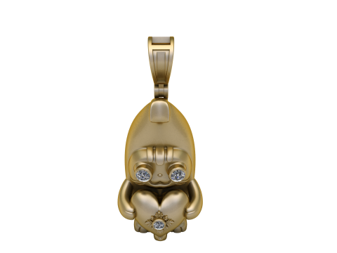 TREADY CUTE PENDANT 3D PRINTABLE MODEL 3D 打印模型