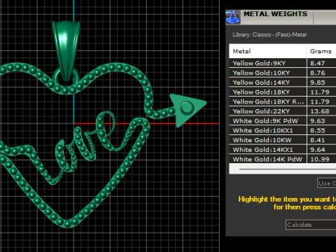 Love PANDANT 3D PRINTABLE MODAL 3D Print Model