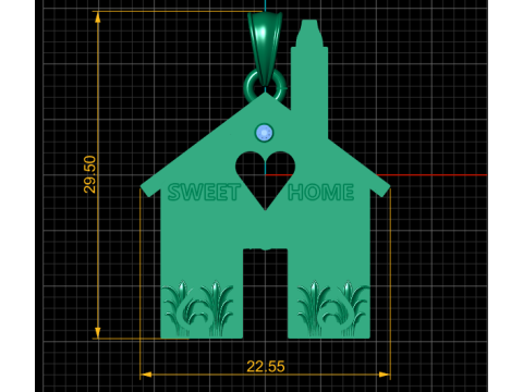 Home PANDANT 3D PRINTABLE MODA 3Dプリントモデル