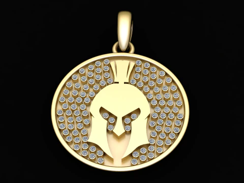 Viking Kaskı KOLYE 3D YAZDIRILABİLİR MODEL 3D Baskı Modeli