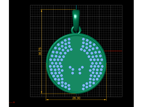 Viking Helmet PANDANT 3D PRINTABLE MODAL Model do druku 3D