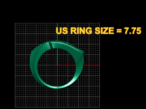 Plain Ring Women Ready pendant 3D Print Model