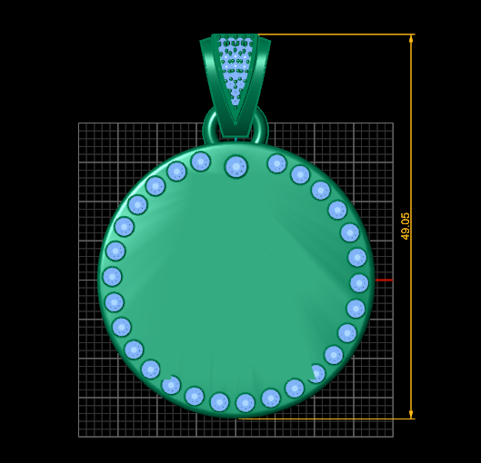 Iced Out Wolf Head Necklaces pendant 3D Print Model .c4d .max .obj .3ds .fbx .stl .blend