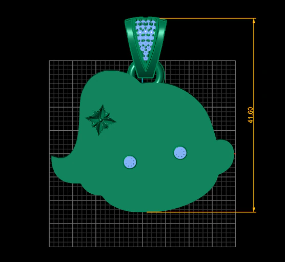 Handmade Pomegranate Jewelr pendant 3D Print Model .c4d .max .obj .3ds .fbx .stl .blend