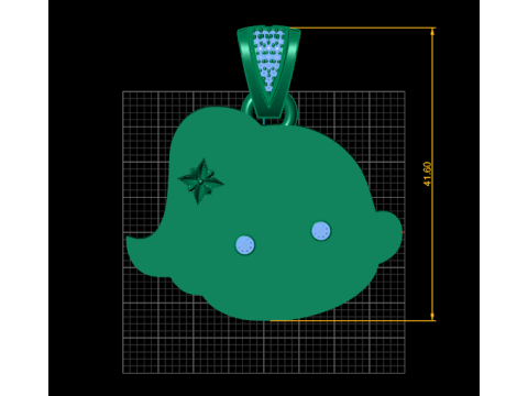 Handmade Pomegranate Jewelr pendant 3D Принт Модель