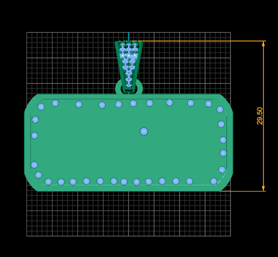 Raw Pave Diamond Seahawk Pendant 3D Print Model .c4d .max .obj .3ds .fbx .stl .blend
